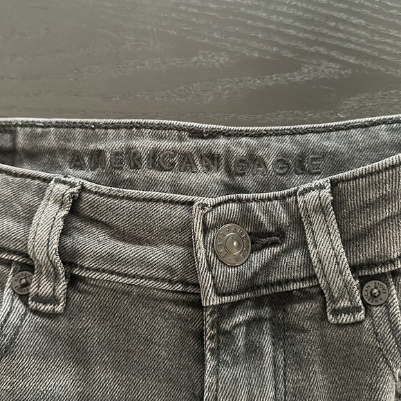 Vintage gray black wash American Eagle jeans. - Picture 2 of 5